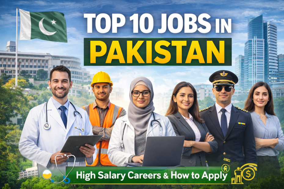 Top 10 jobs in Pakistan with high salary and future scope